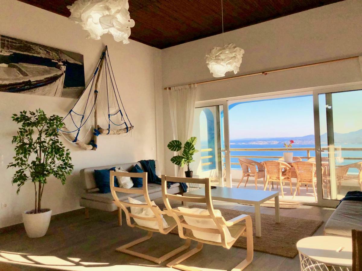 House Teigan Of Intaba Breath Taking Sea Views Corfiot Riviera Corfu Island Greece With Pool Close To Ipsos Dom wakacyjny Pyrgi (Corfu)