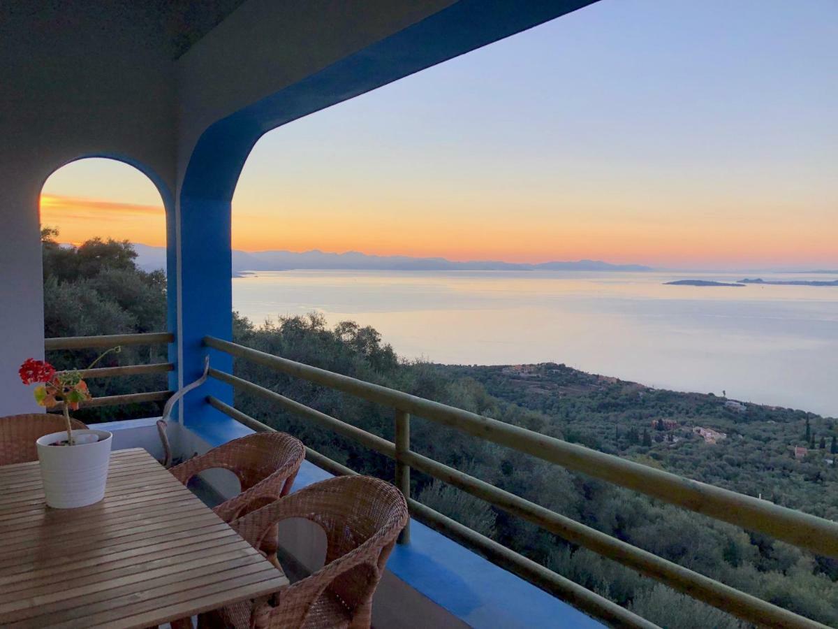 House Teigan Of Intaba Breath Taking Sea Views Corfiot Riviera Corfu Island Greece With Pool Close To Ipsos Dom wakacyjny *